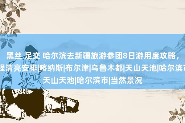 黑丝 足交 哈尔滨去新疆旅游参团8日游用度攻略，新疆8天行程清亮安排|喀纳斯|布尔津|乌鲁木都|天山天池|哈尔滨市|当然景况