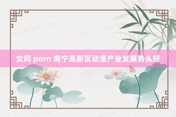 女同 porn 南宁高新区动漫产业发展势头好